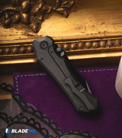 REMETTE Cathedral Frame Lock Knife Milled DLC Titanium (3.5" Mirror DLC S90V)